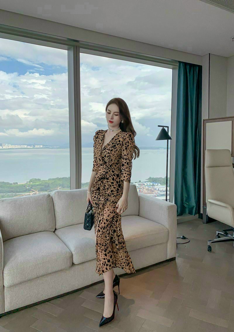 ĐẦM MAXI HỌA TIẾT DÁNG DÀI CAO CẤP - HN1132